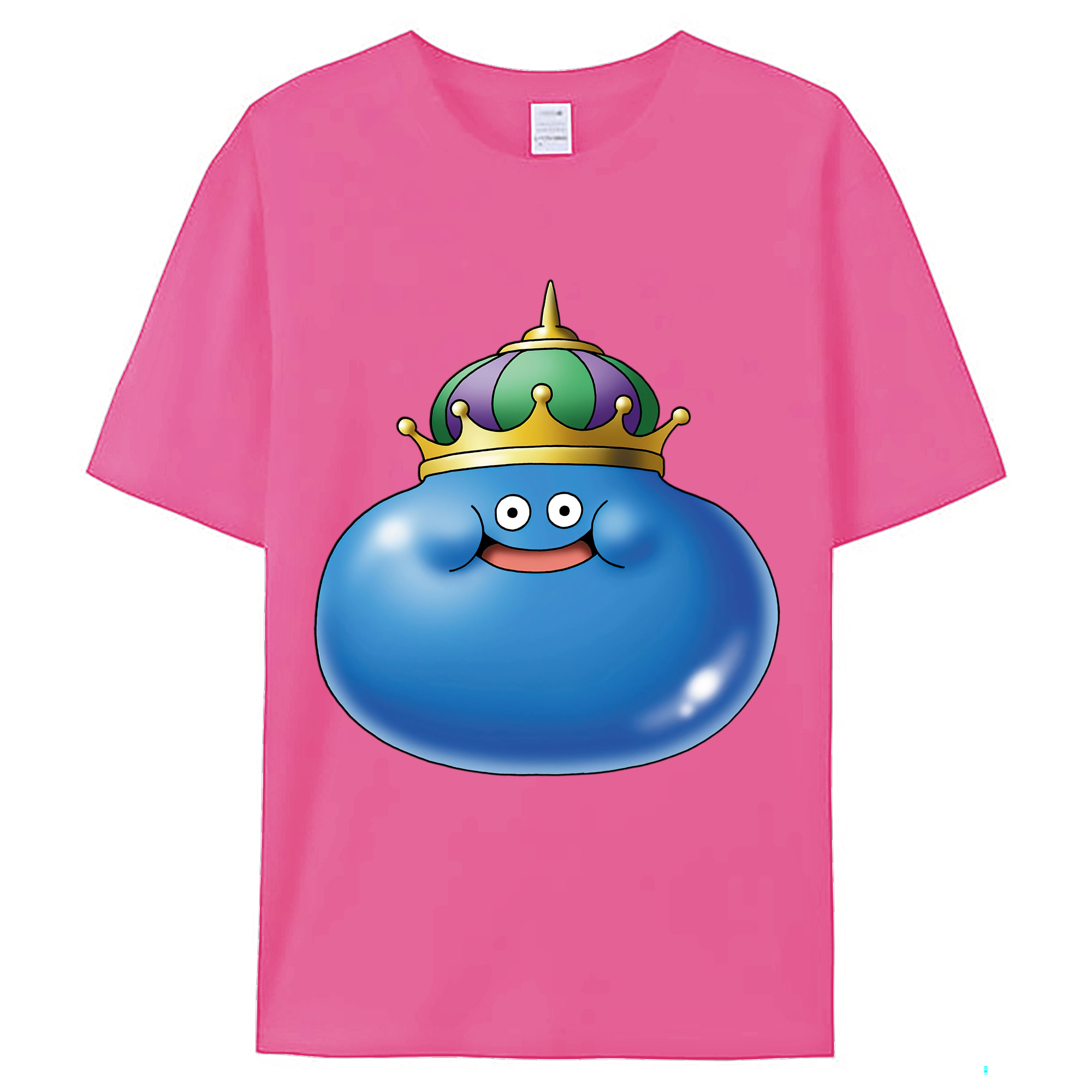 （画像用） ドラゴンクエスト Doragon Kuesuto Dragon Quest レディースカジュアルプリントTシャツ（綿100％）